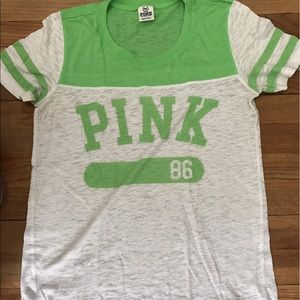 Gently used PINK green shirt