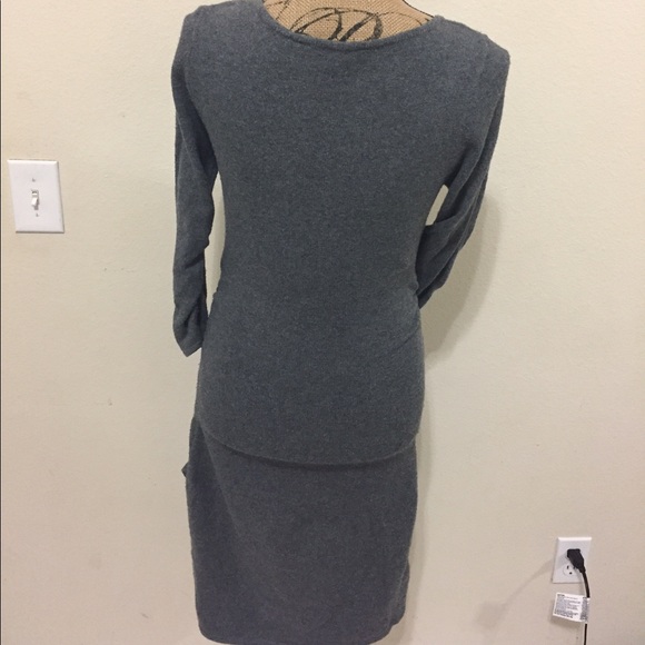 BCBGMaxAzria Gray Sweater Dress - Picture 4 of 4