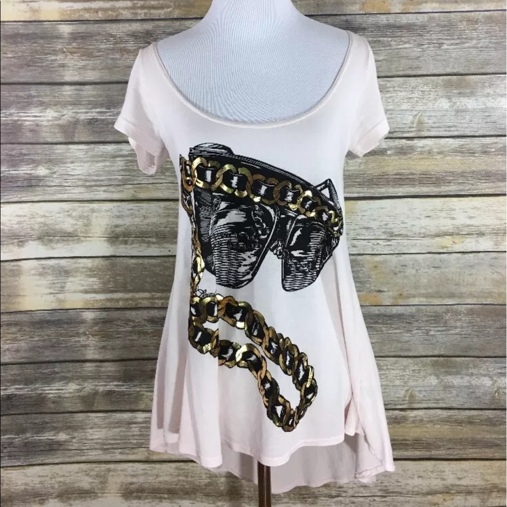 Lauren Moshi NWOT sunglasses hi-lo shirt size XS