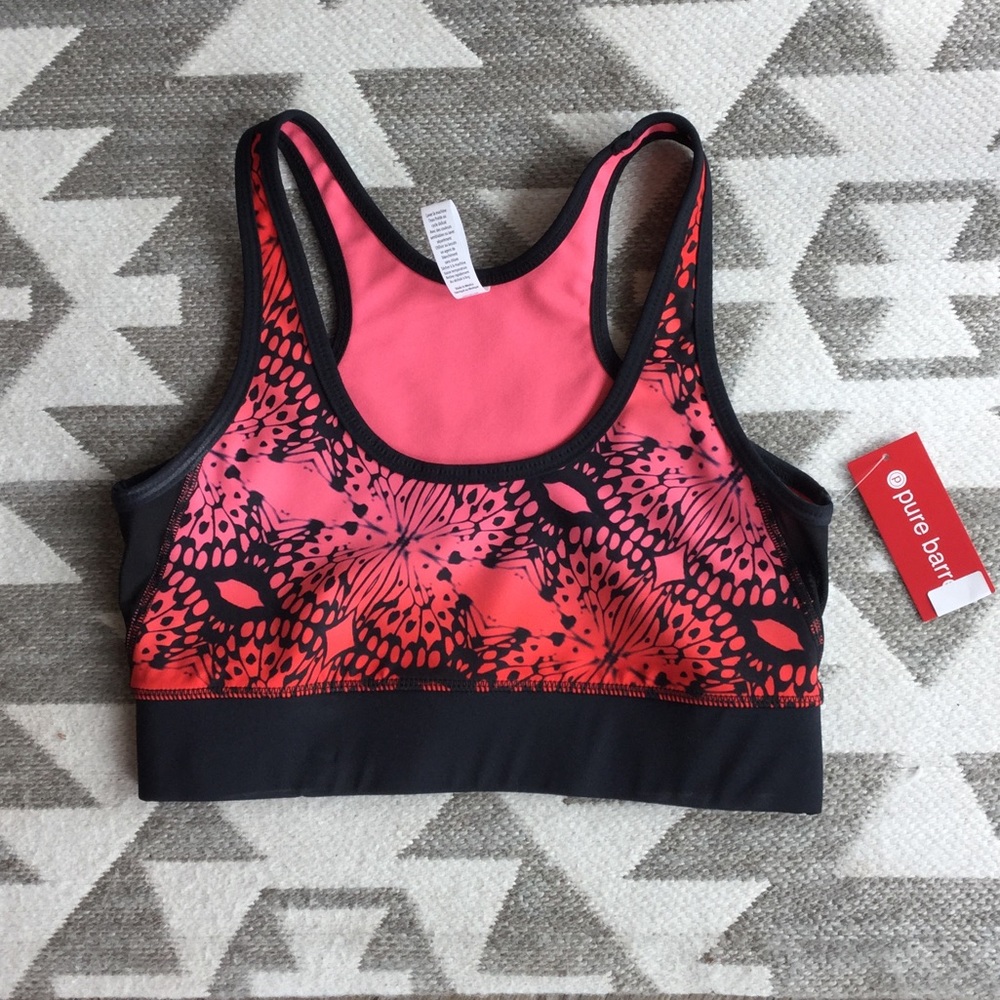 Pure barre sports bra
