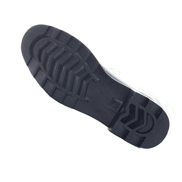 Women's Rainboots, Tall Rubber Rain Boots, #1511, Black Polka - Picture 3 of 3