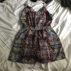Multicolored romper