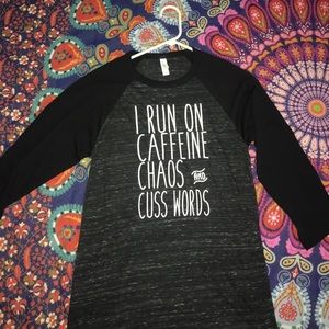 graphic baseball tee