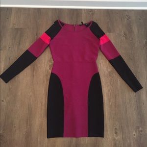 BCBG color block dress