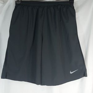 Nike dri fit long running shorts with panty