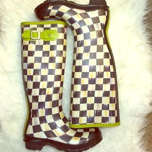 Hunter MackenzieChild Black&White Rubber Boot EU39