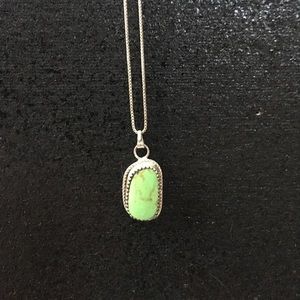 Green gem pendant