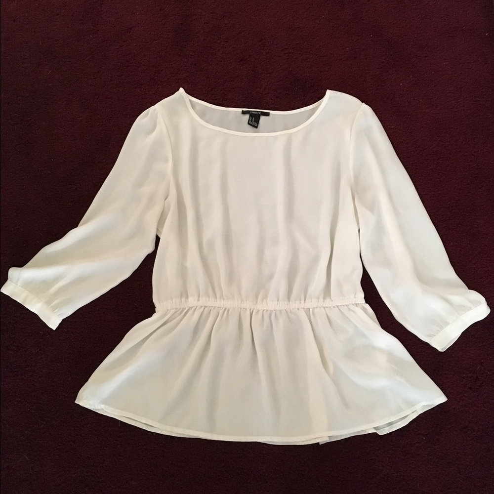 Off-white blouse