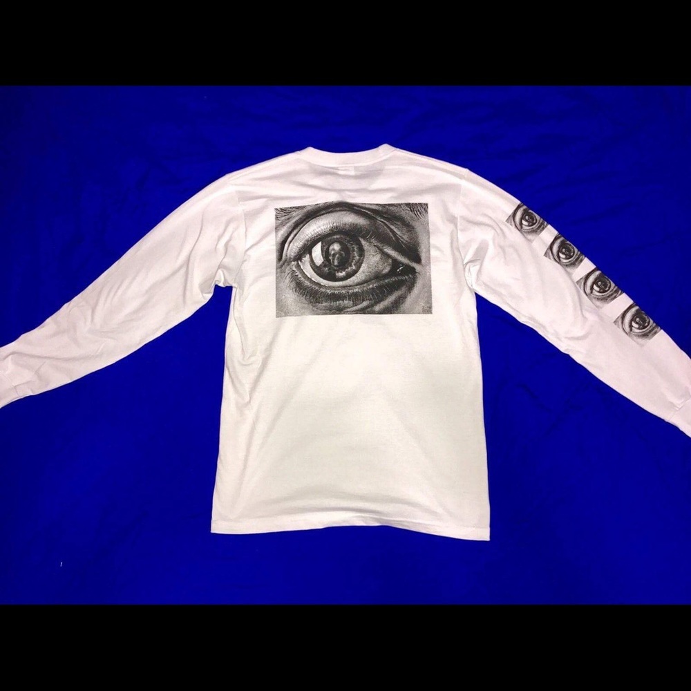 Supreme M.C Escher Eye L/S Tee - Picture 2 of 4