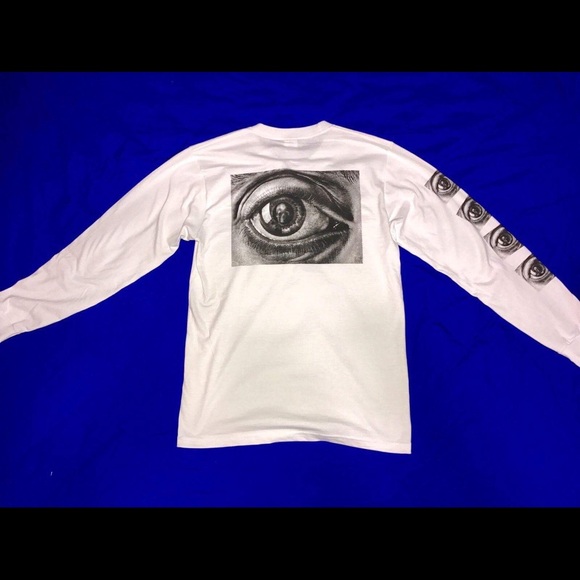 Supreme M.C Escher Eye L/S Tee - Picture 2 of 4