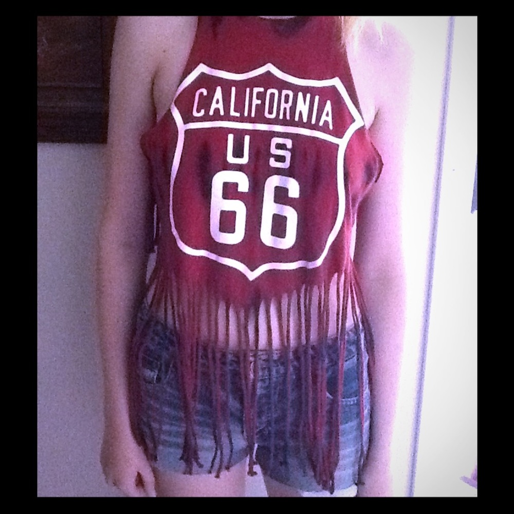 Forever 21 Fringe Top