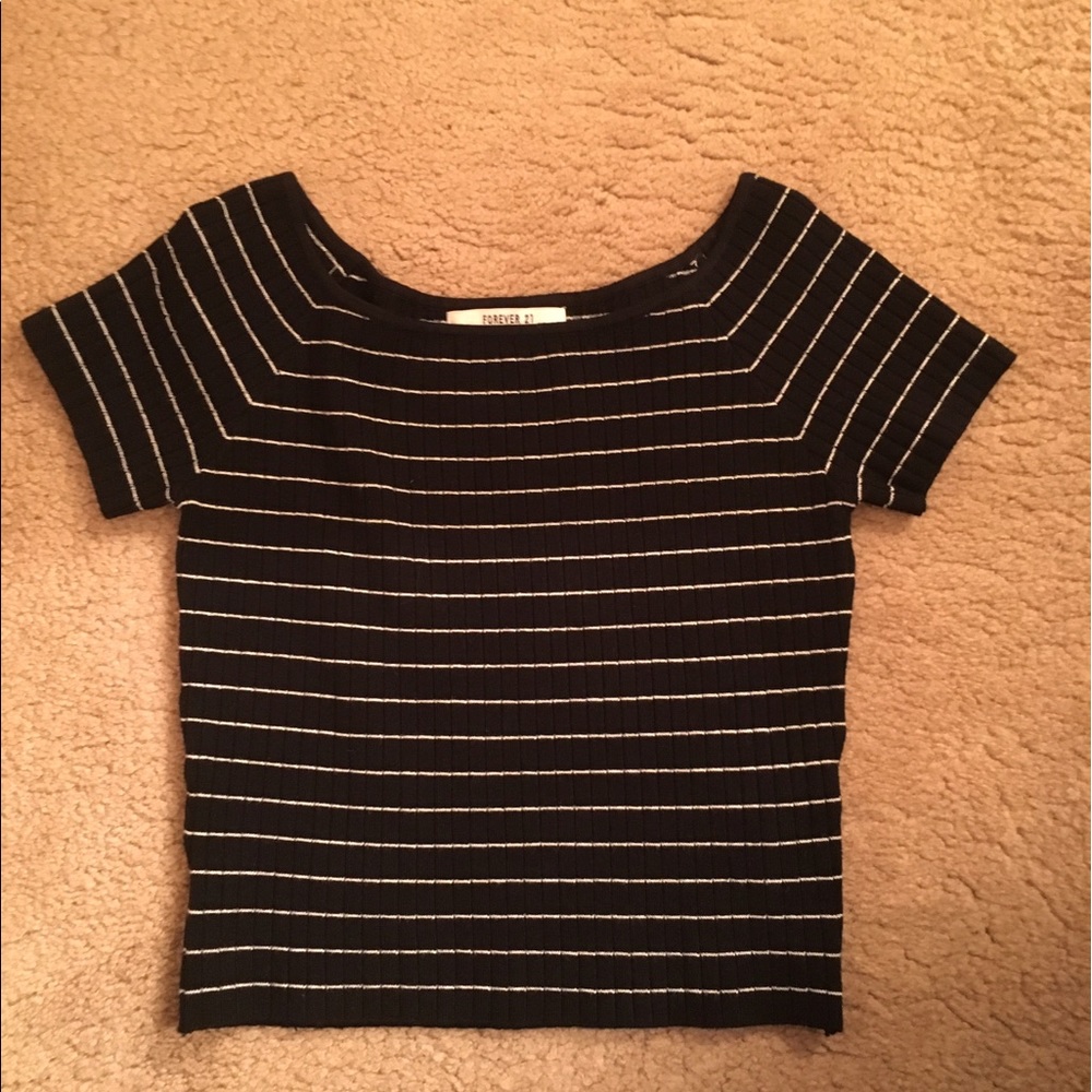 Stripped crop top