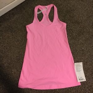 Hot pink Racer back Lulu tank