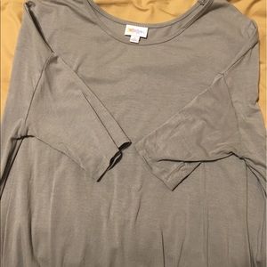 Small Solid Grey Lularoe Irma