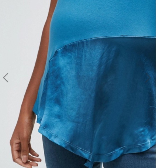 Final💕NWT ASOS maternity top with satin hem - Picture 2 of 3