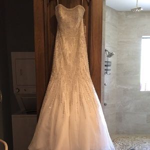 Angelia faccenda mermaid wedding gown.