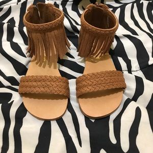 Toddler Fringe American Eagle Sandals