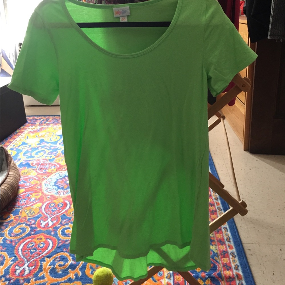 Bright lime green classic Tee