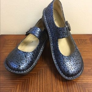 Alegria blue shoes (Nursing/Work) Sz 39.