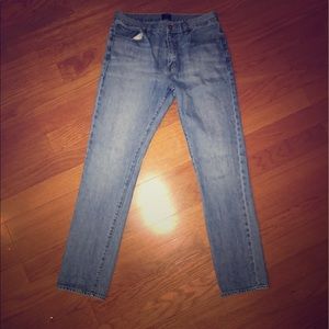 Men's j.crew light wash driggs denim. Size 32X32.