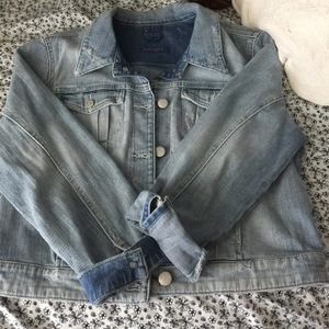 Jean jacket, worn once.