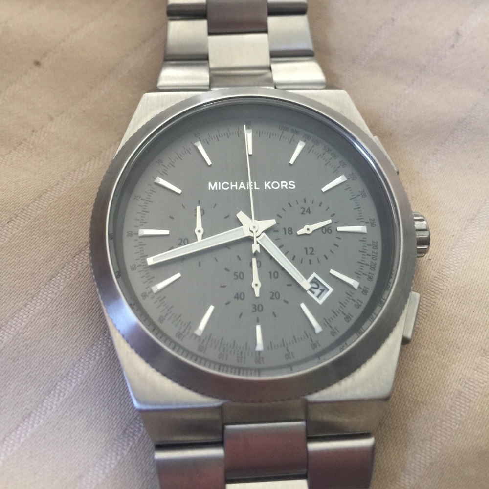 Michael Kors stainless steel chronograph