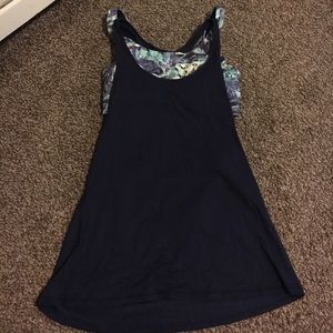 Lulu tank with built in sports bra