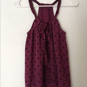 Polka dot tank