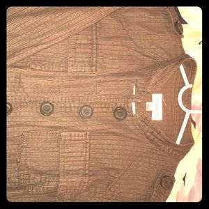 Olive green-ish/gray jacket