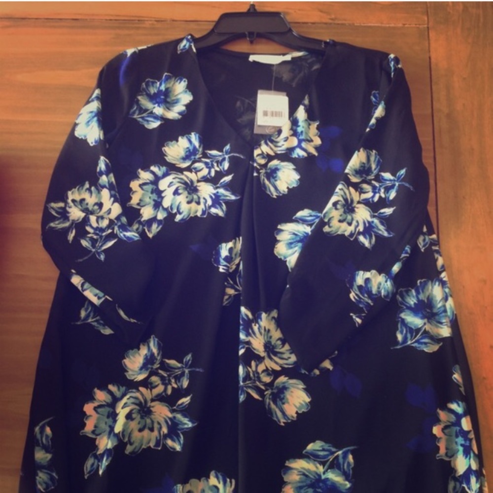 Floral tunic dress