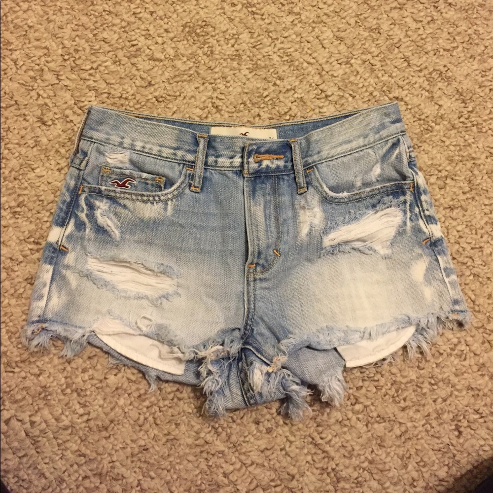 Hollister jean shorts