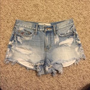 Hollister jean shorts