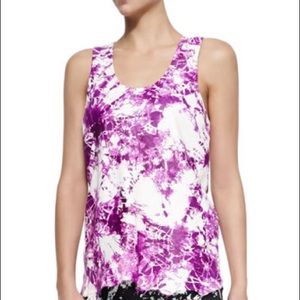 Alexander Wang Tie-Dye Leather Top