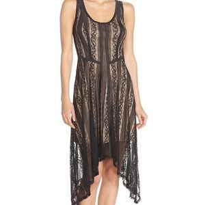 Ali & Jay Draped hem Lace dress