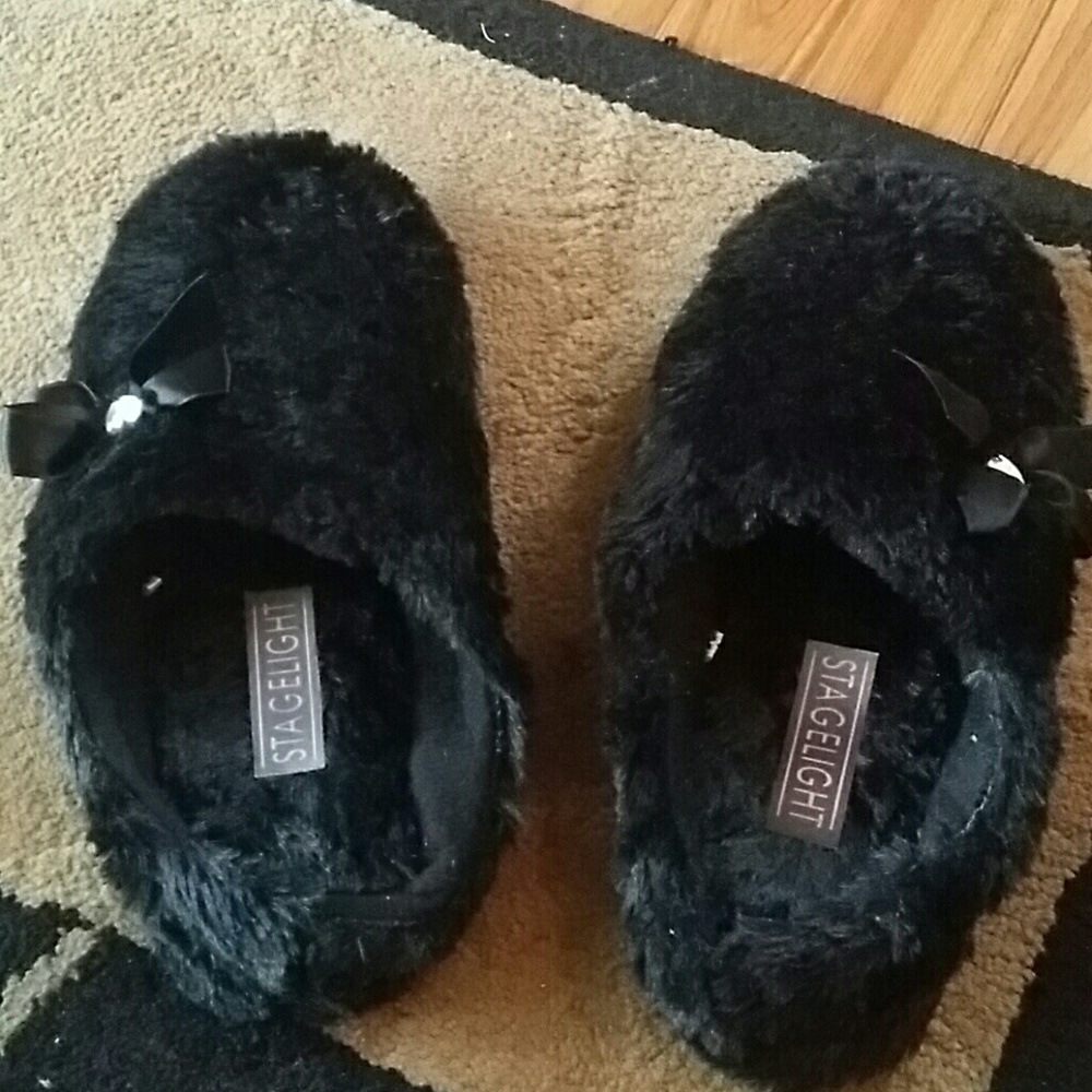 Black Slippers