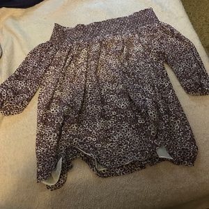 Loft XL off the shoulder floral top.
