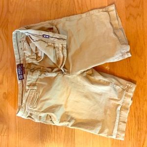 Men's American eagle flat front khaki shorts