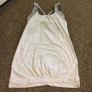 Lulu tank with built in sports bra