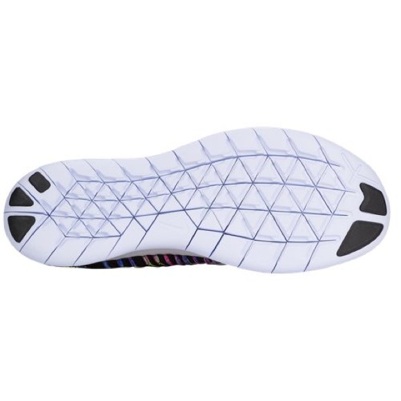 Nike Free RN Flyknit Black Multi Colored Sneakers - Picture 7 of 7