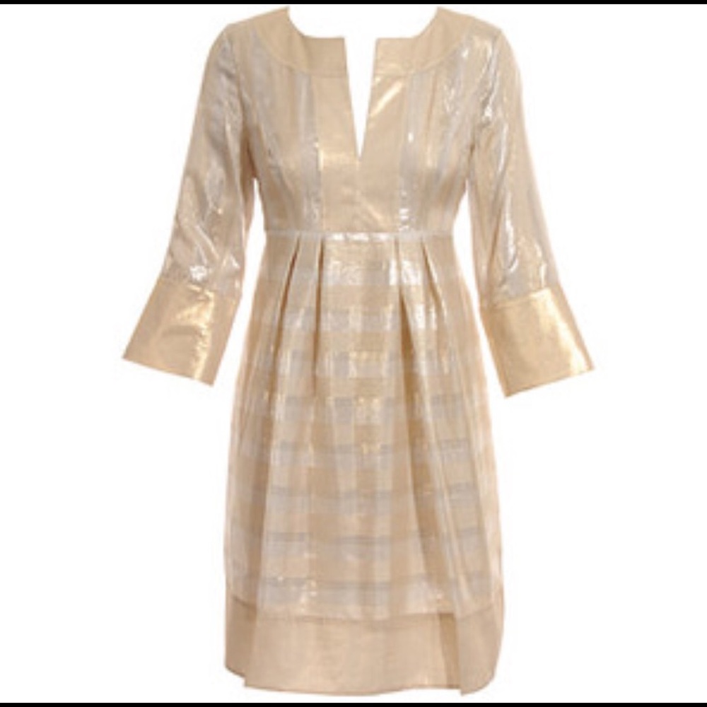 DVF Metallic tunic dress - Corina
