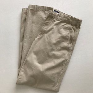 Men's Lands End khakis.