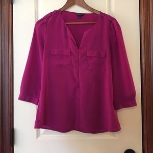 Size M Banana Republic Pink Blouse