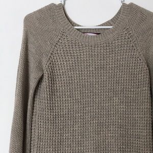 Chunky cream sweater