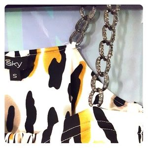 Camisole with chain straps