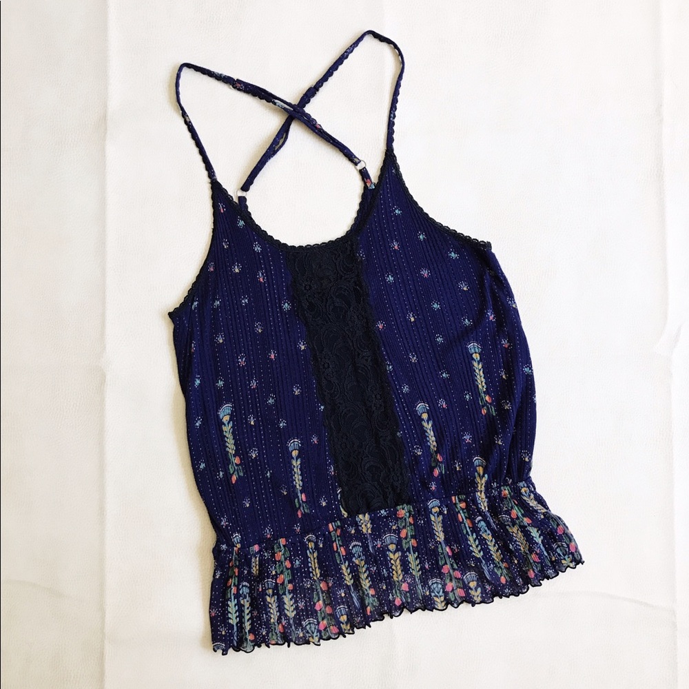 Free People Cross Back Top