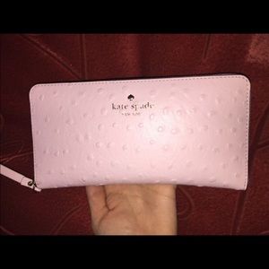 Kate spade ostrich wallet