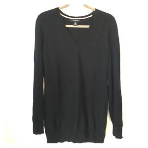 Superfine Merino Wool V-Neck Sweater
