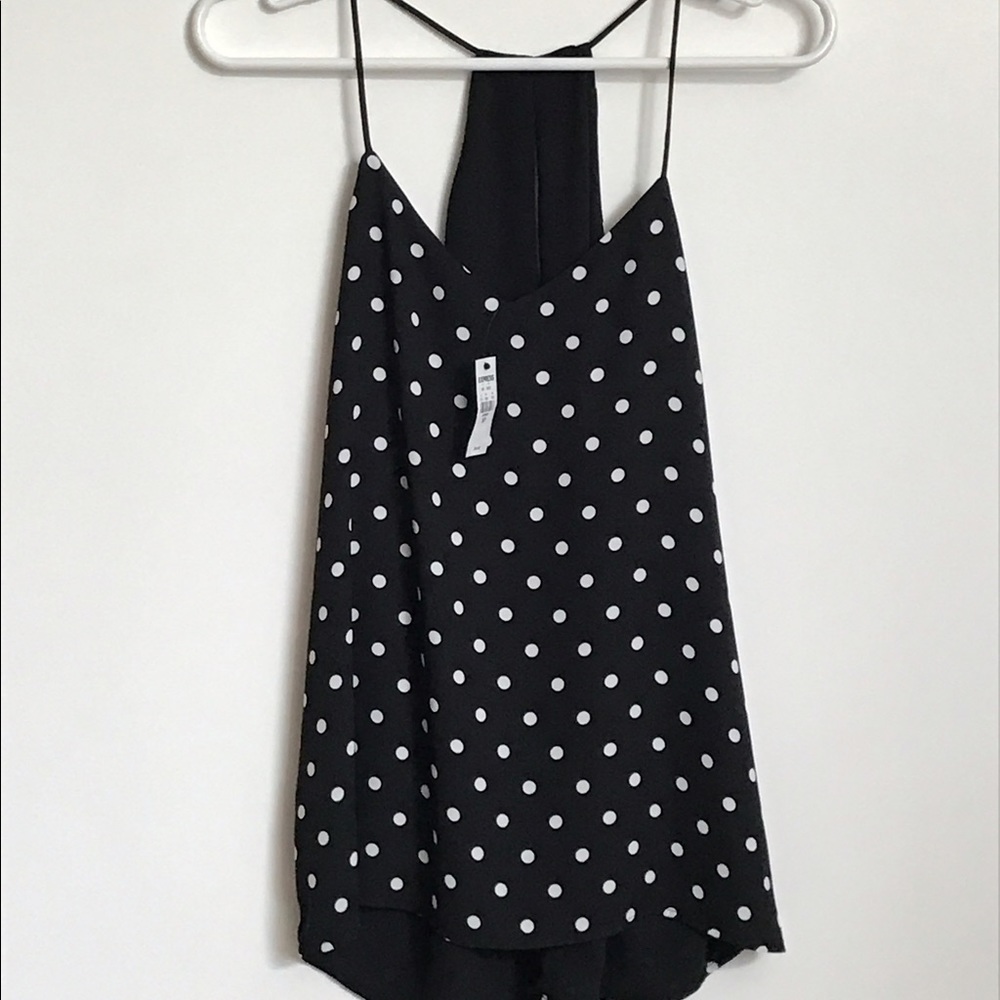 New Express polka dot top