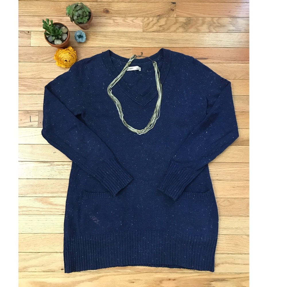 Navy, Light Spring Sweater