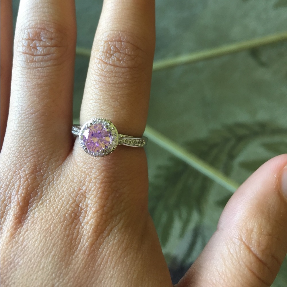 Never worn pink ring besides to take photo.